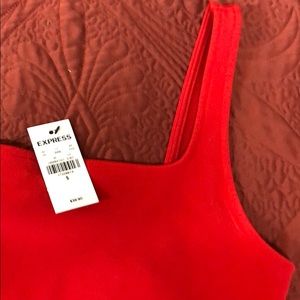 Express Tops - Red, thong, tank body suit by Express size small Express Tops - Red, thong, tank body suit by Express size small